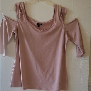 BOLD elements Blush Cold Shoulder Blouse